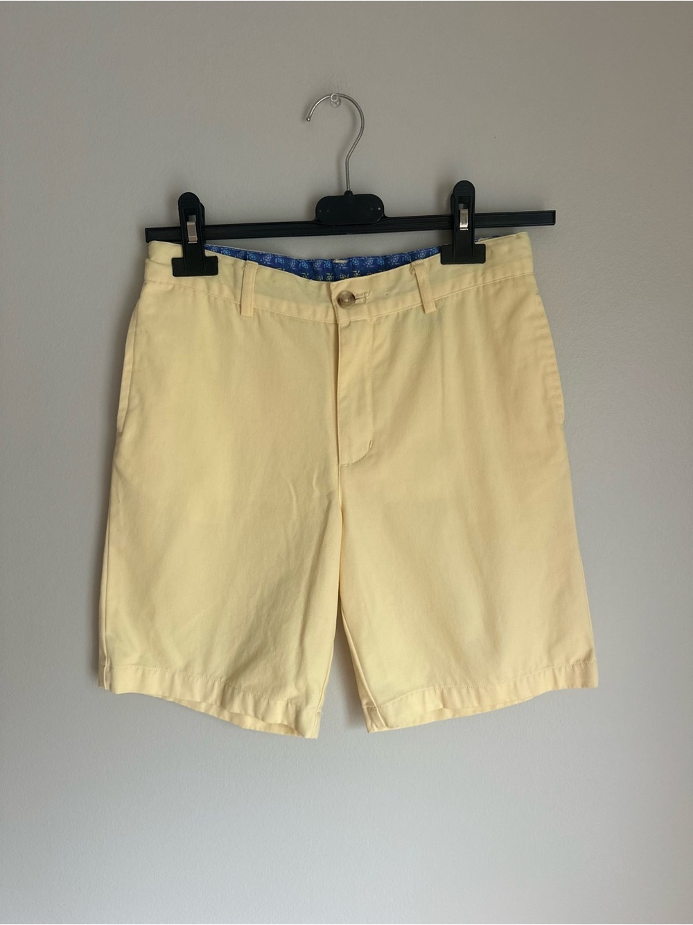 J. Bailey Yellow Cotton Chino Shorts Boys Size 12 — Preppy, Classic, Summer